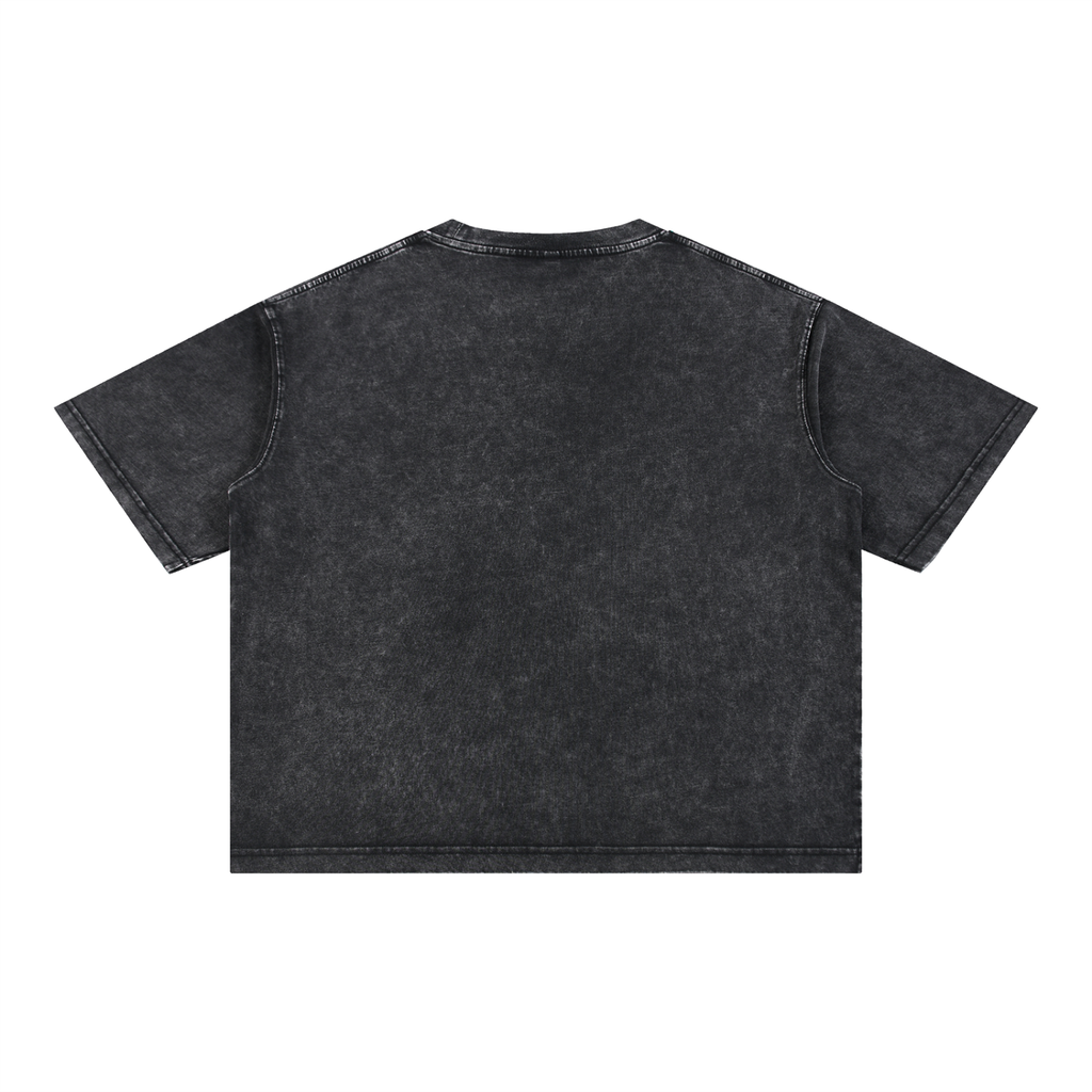 All Power to All the People Mineral Wash Boxy Cotton T-Shirt