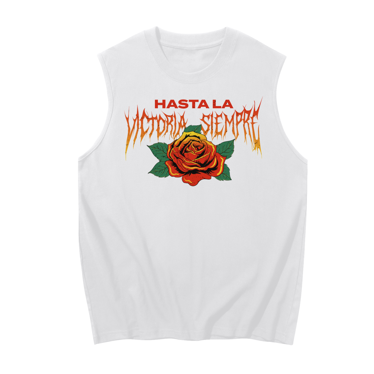 Hasta La Victoria Siempre Sleeveless Cotton Tank Top