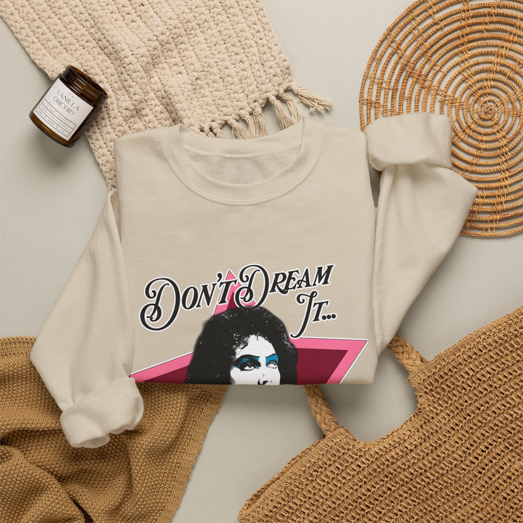 Don't Dream It... Be It Crewneck Sweatshirt — RHPS Star Graphic