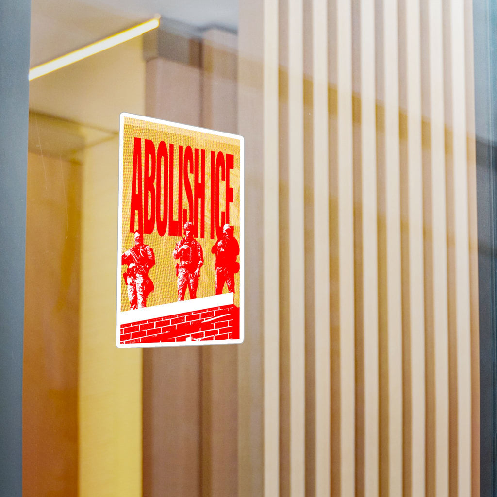 Abolish ICE Protest Kiss-Cut Vinyl Decal