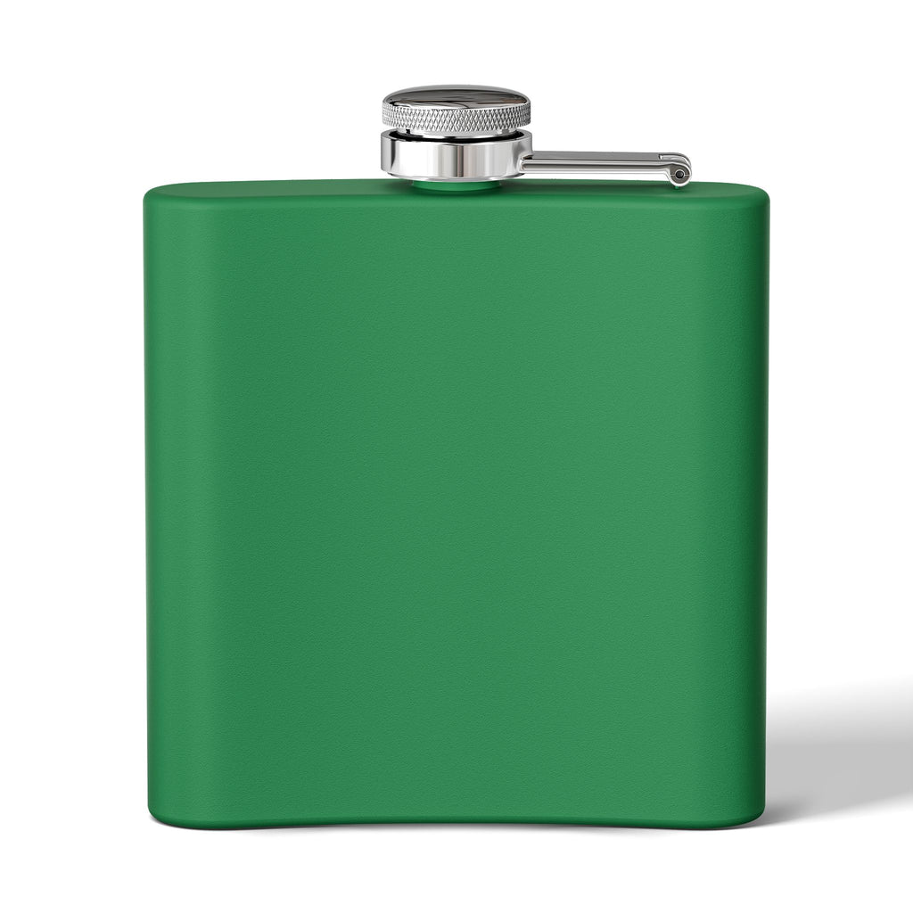 6oz Stainless Steel Flask — 'For When He Dies'