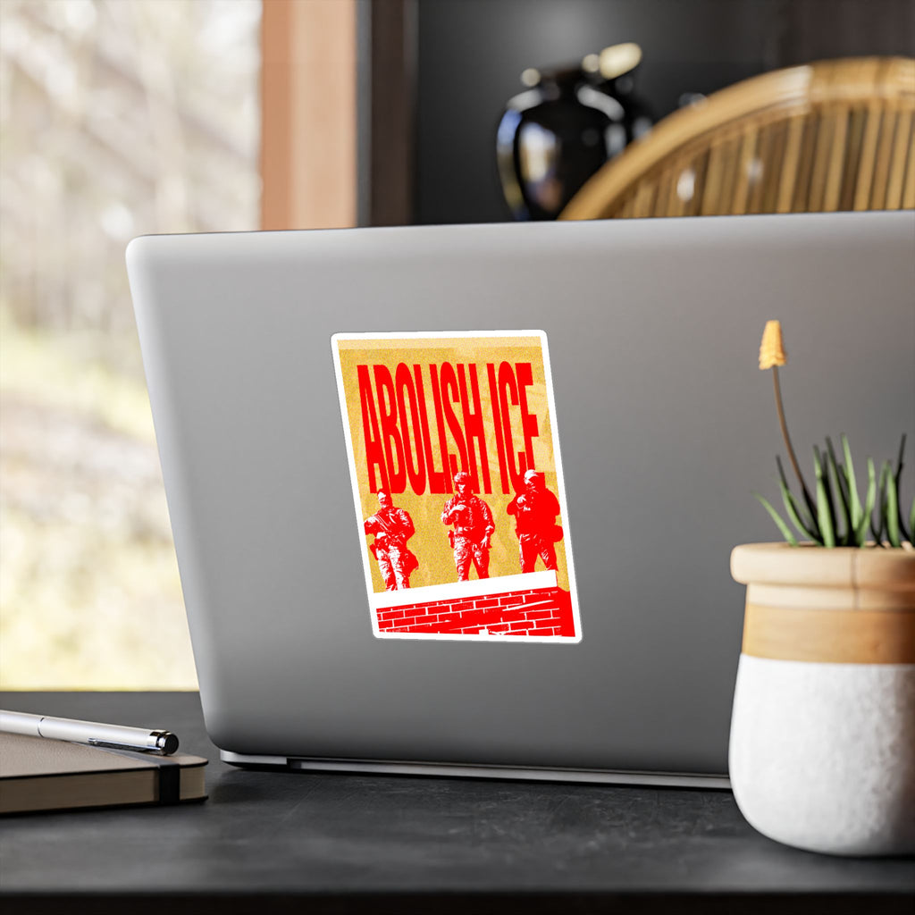 Abolish ICE Protest Kiss-Cut Vinyl Decal