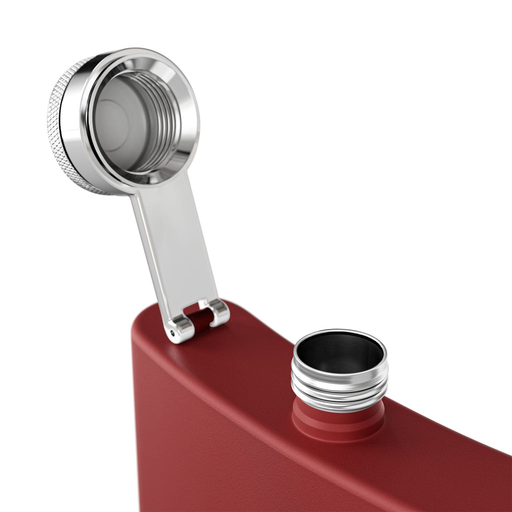6oz Stainless Steel Flask — 'For When He Dies'