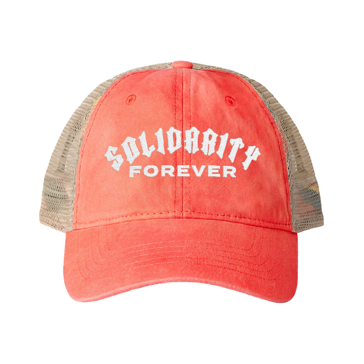 Solidarity Forever Women's Washed Mesh-Back Cap