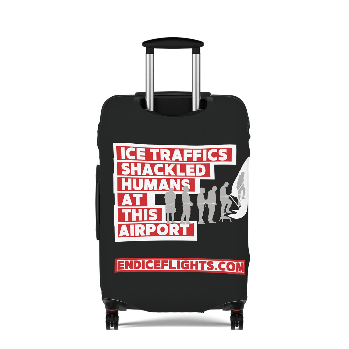 End ICE Flights Luggage Cover