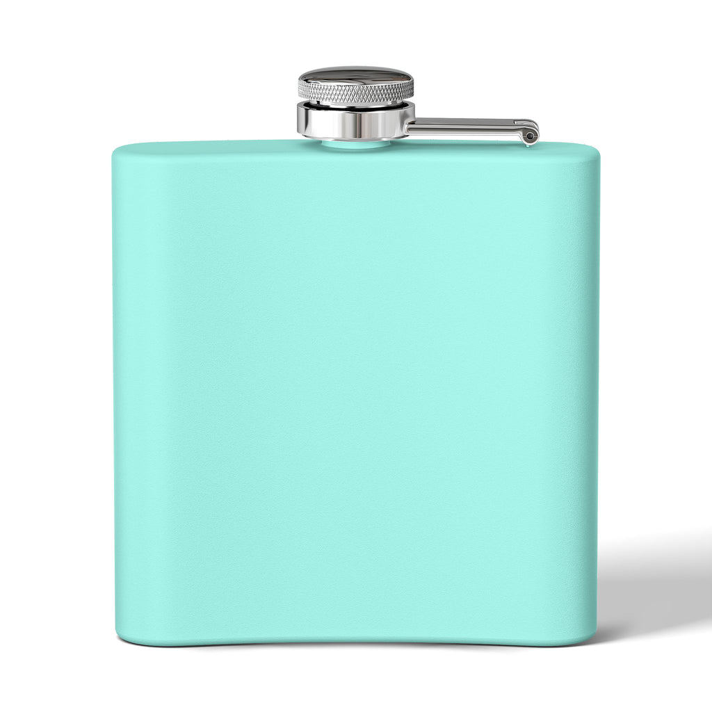 6oz Stainless Steel Flask — 'For When He Dies'
