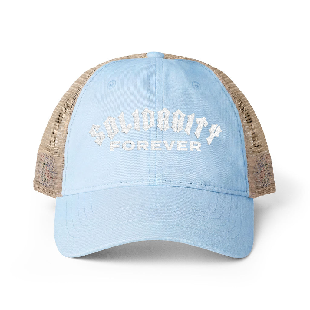 Solidarity Forever Women's Washed Mesh-Back Cap