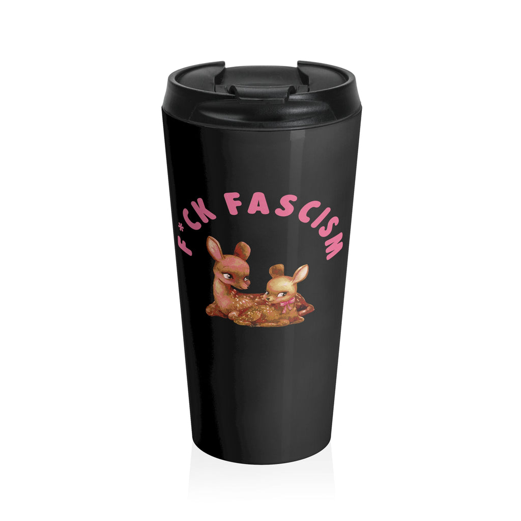 F CK Fascism Stainless Steel Travel Mug