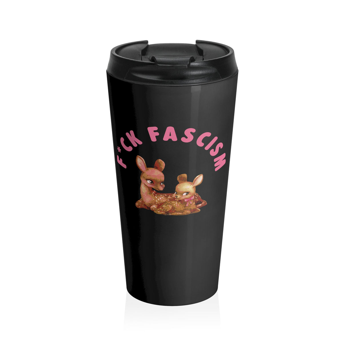 F CK Fascism Stainless Steel Travel Mug