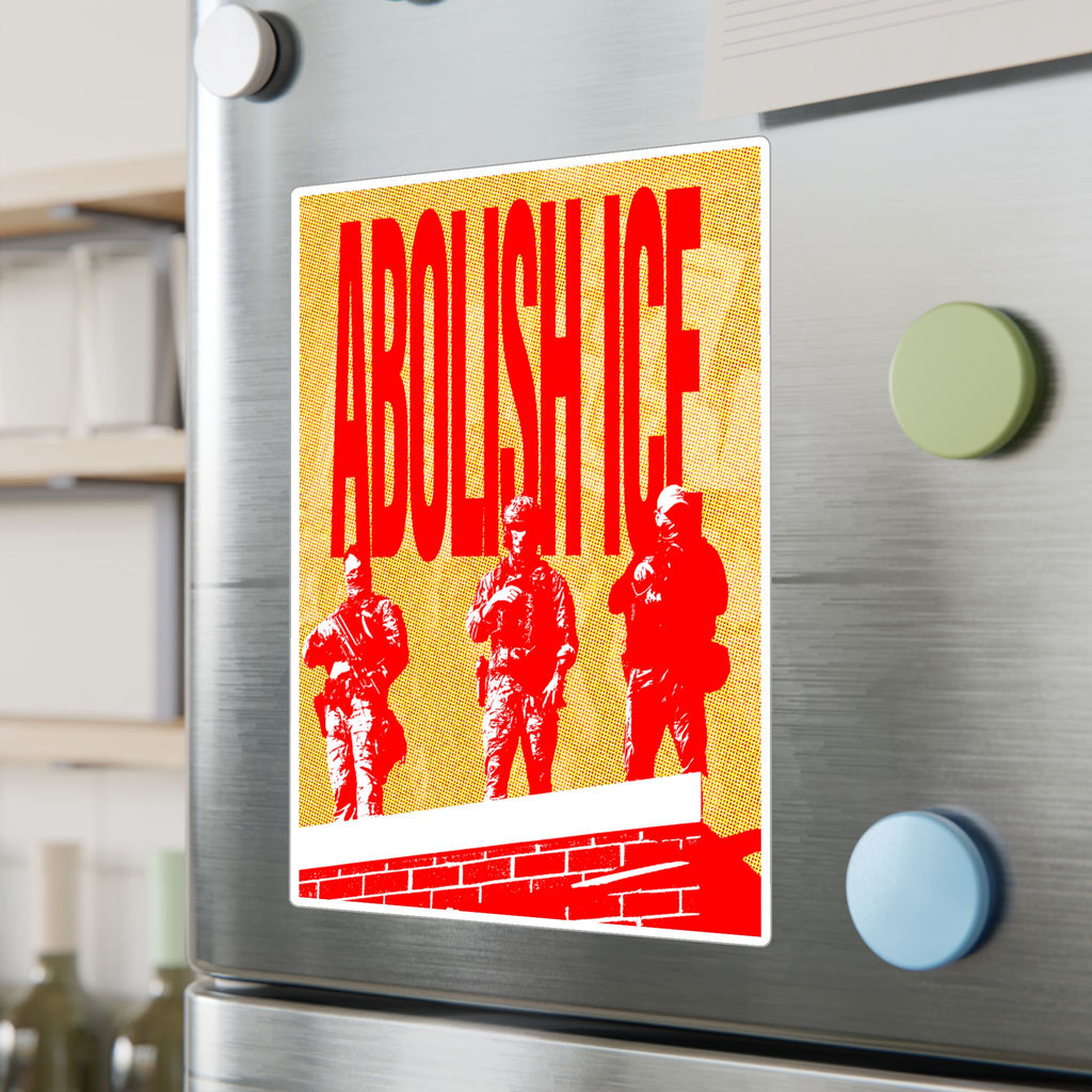 Abolish ICE Protest Kiss-Cut Vinyl Decal