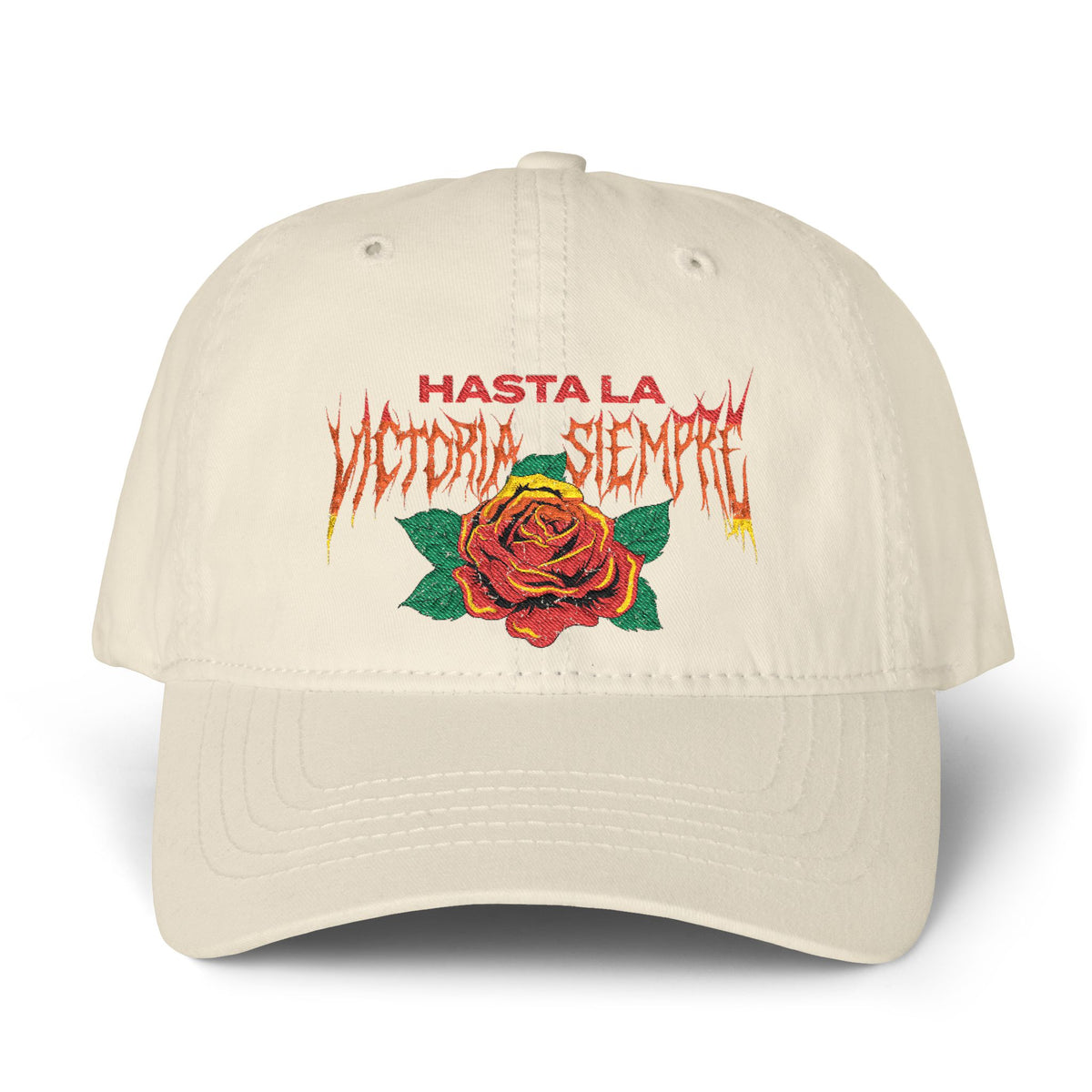 Hasta La Victoria Siempre Women's Pigment-Dyed Cap with Fashion Undervisor (Embroidery)