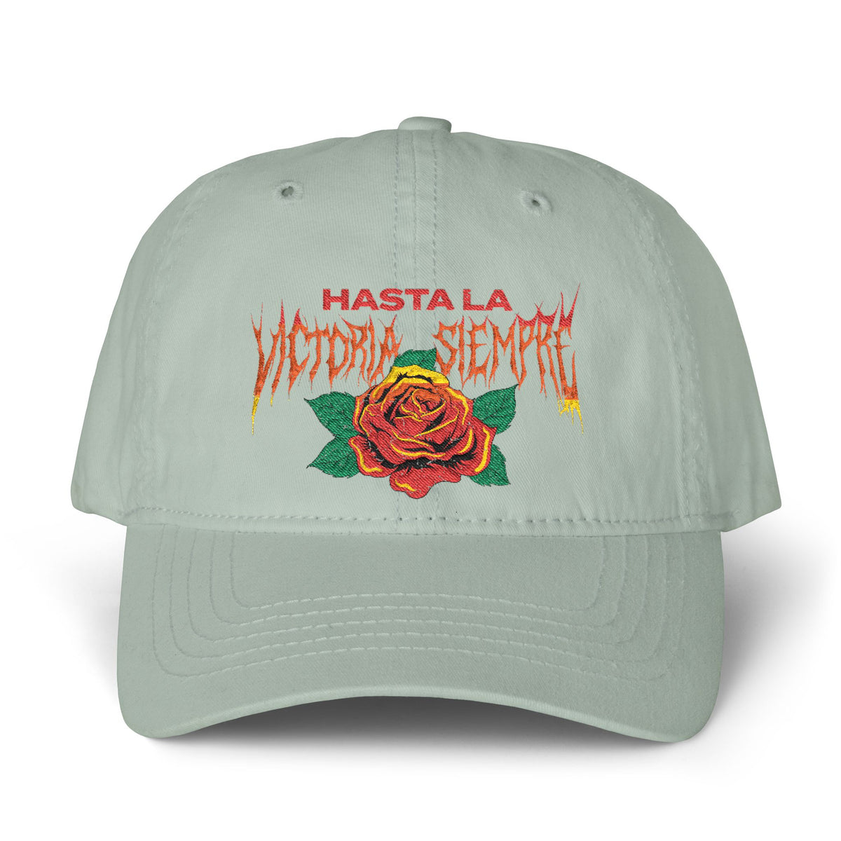 Hasta La Victoria Siempre Women's Pigment-Dyed Cap with Fashion Undervisor (Embroidery)