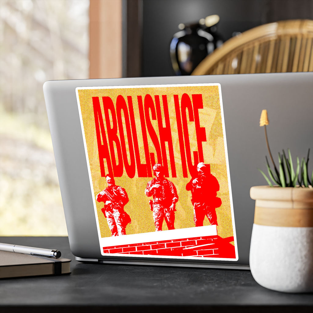 Abolish ICE Protest Kiss-Cut Vinyl Decal