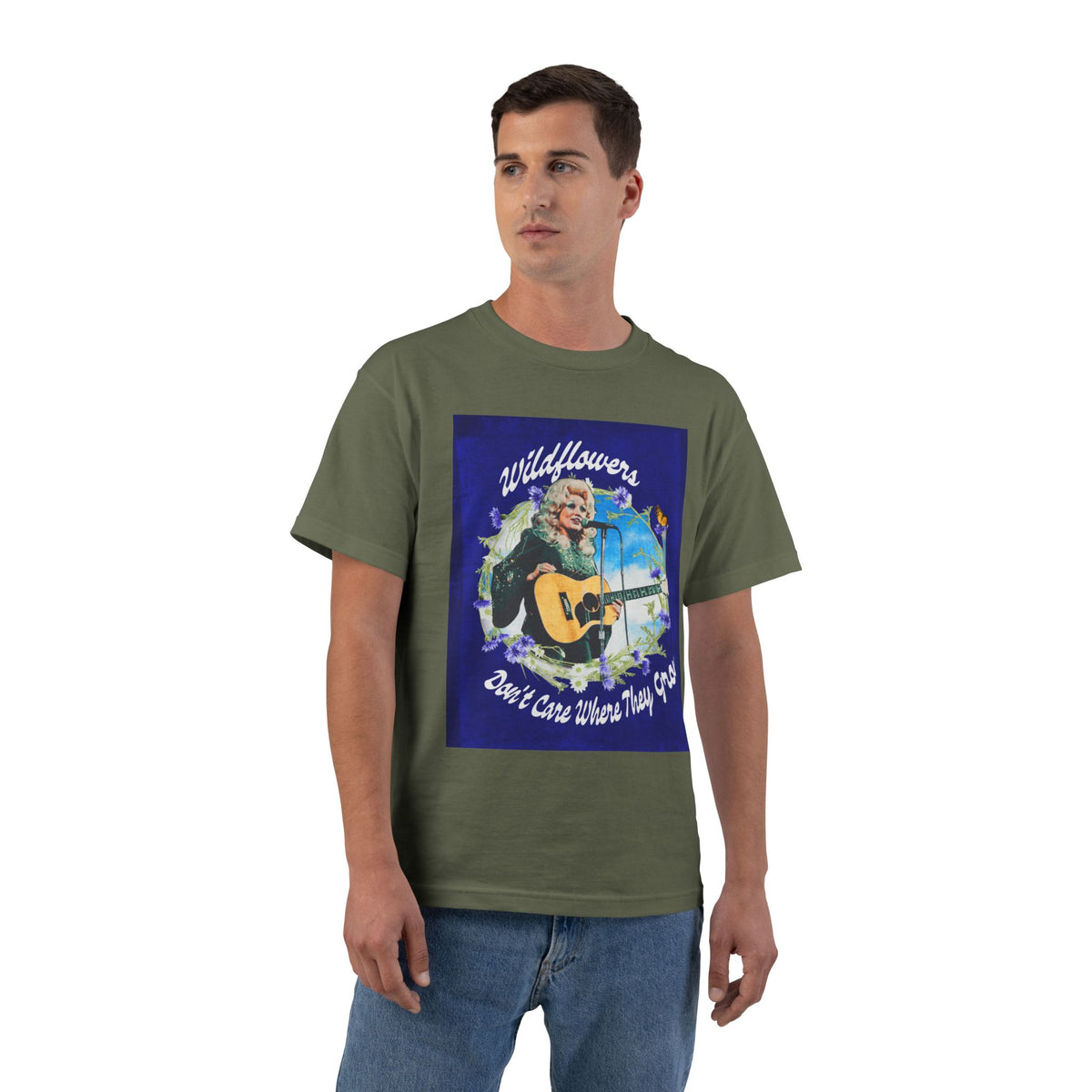 Wildflowers Don't Care Dolly Tee