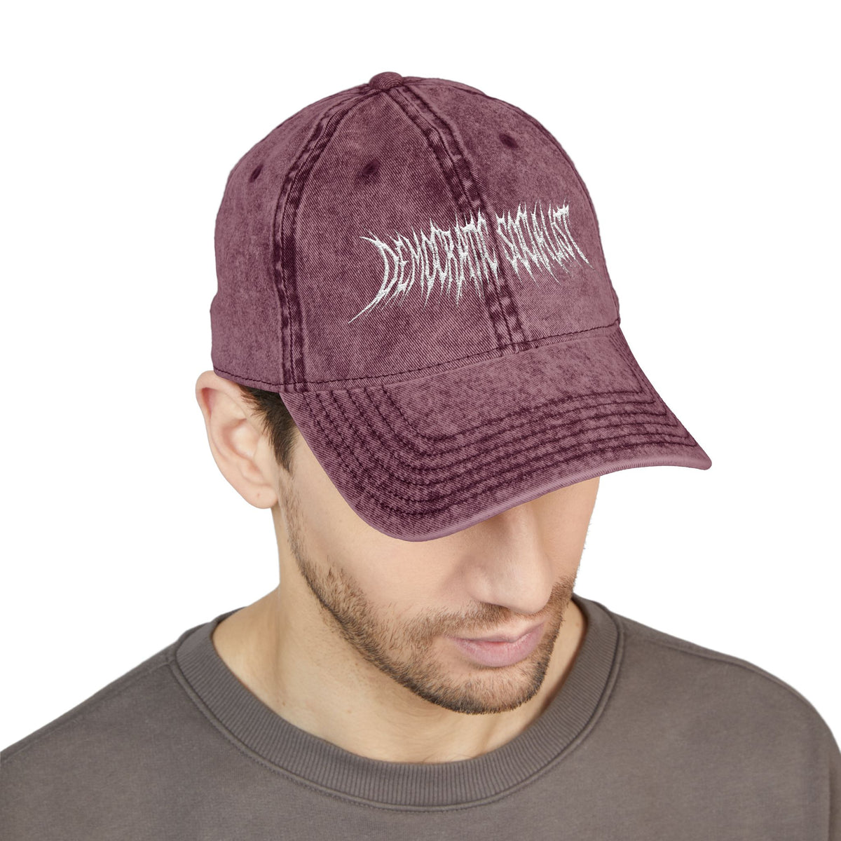 Democratic Socialist Metal - Vintage Embroidered Cap
