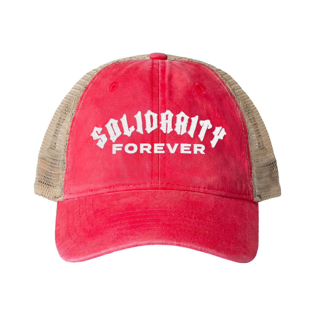 Solidarity Forever Women's Washed Mesh-Back Cap