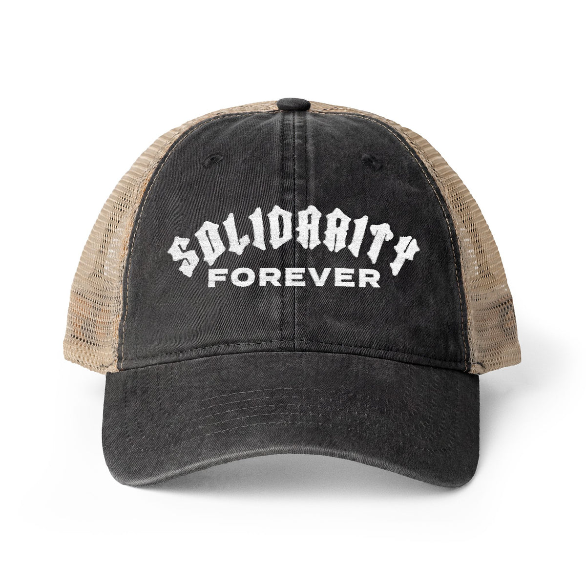Solidarity Forever Women's Washed Mesh-Back Cap