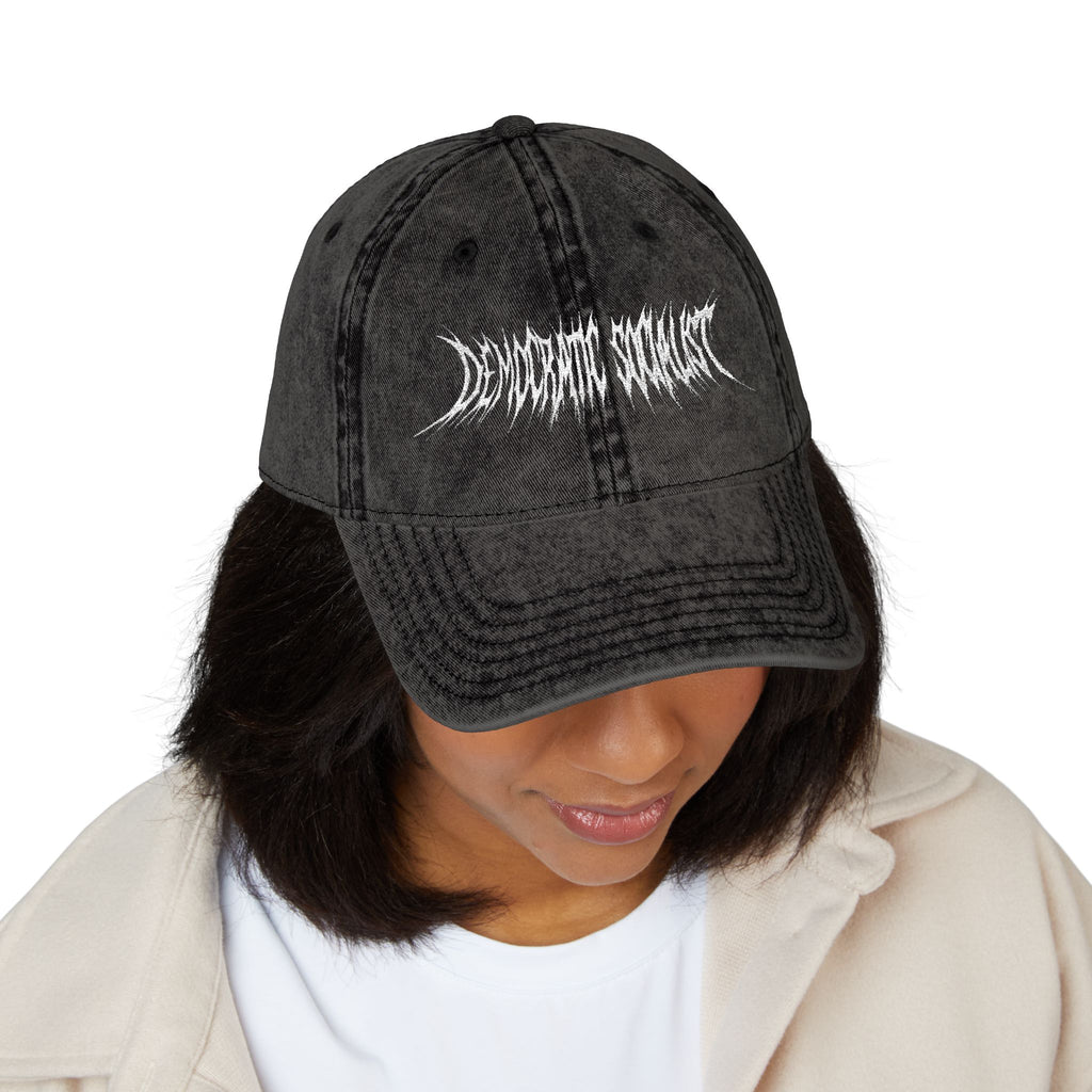 Democratic Socialist Metal - Vintage Embroidered Cap