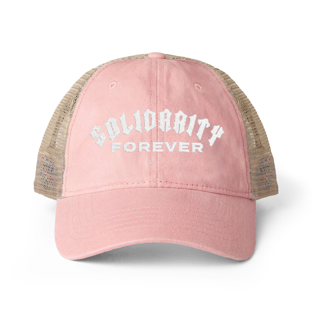 Solidarity Forever Women's Washed Mesh-Back Cap