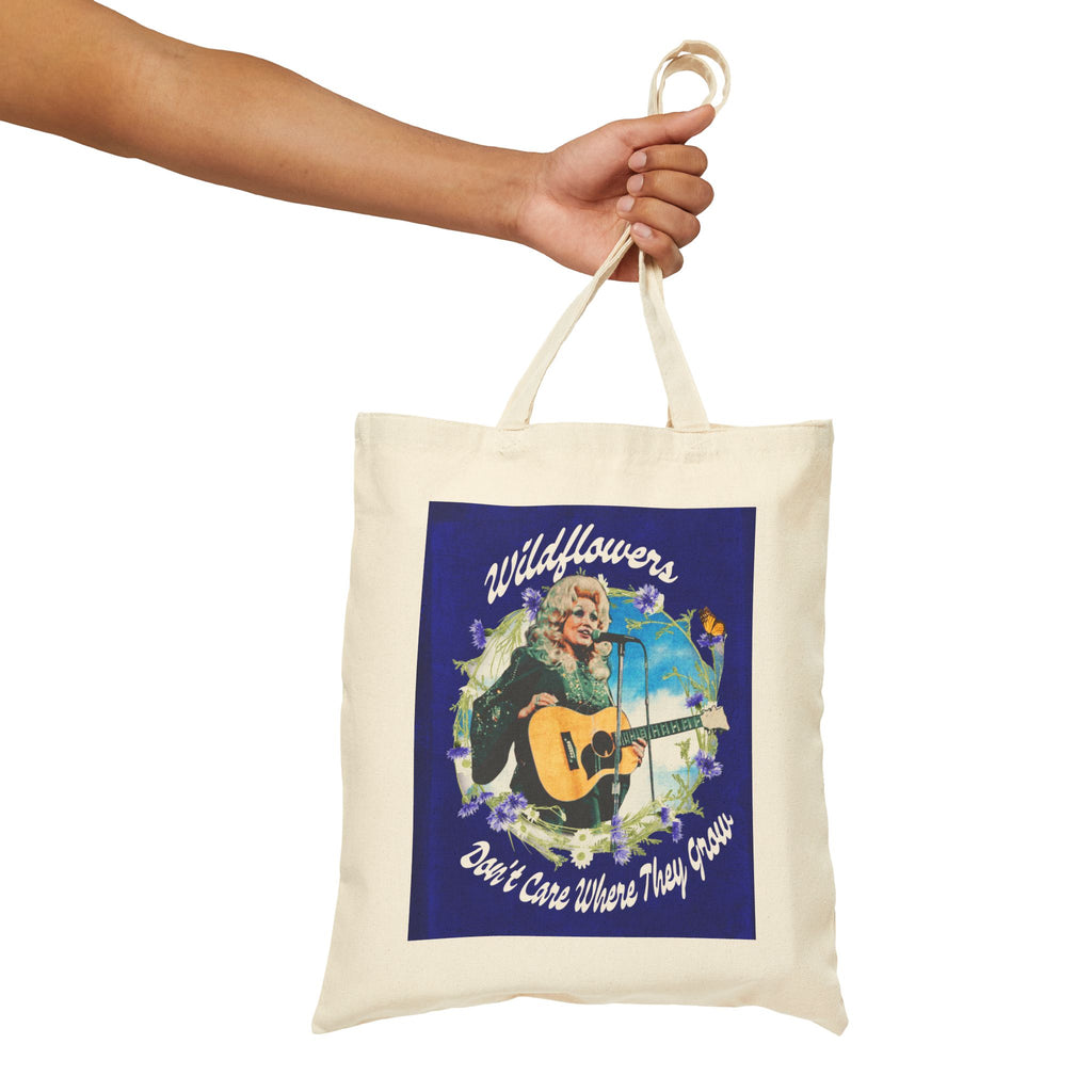 Dolly Wildflowers Music Canvas Bag