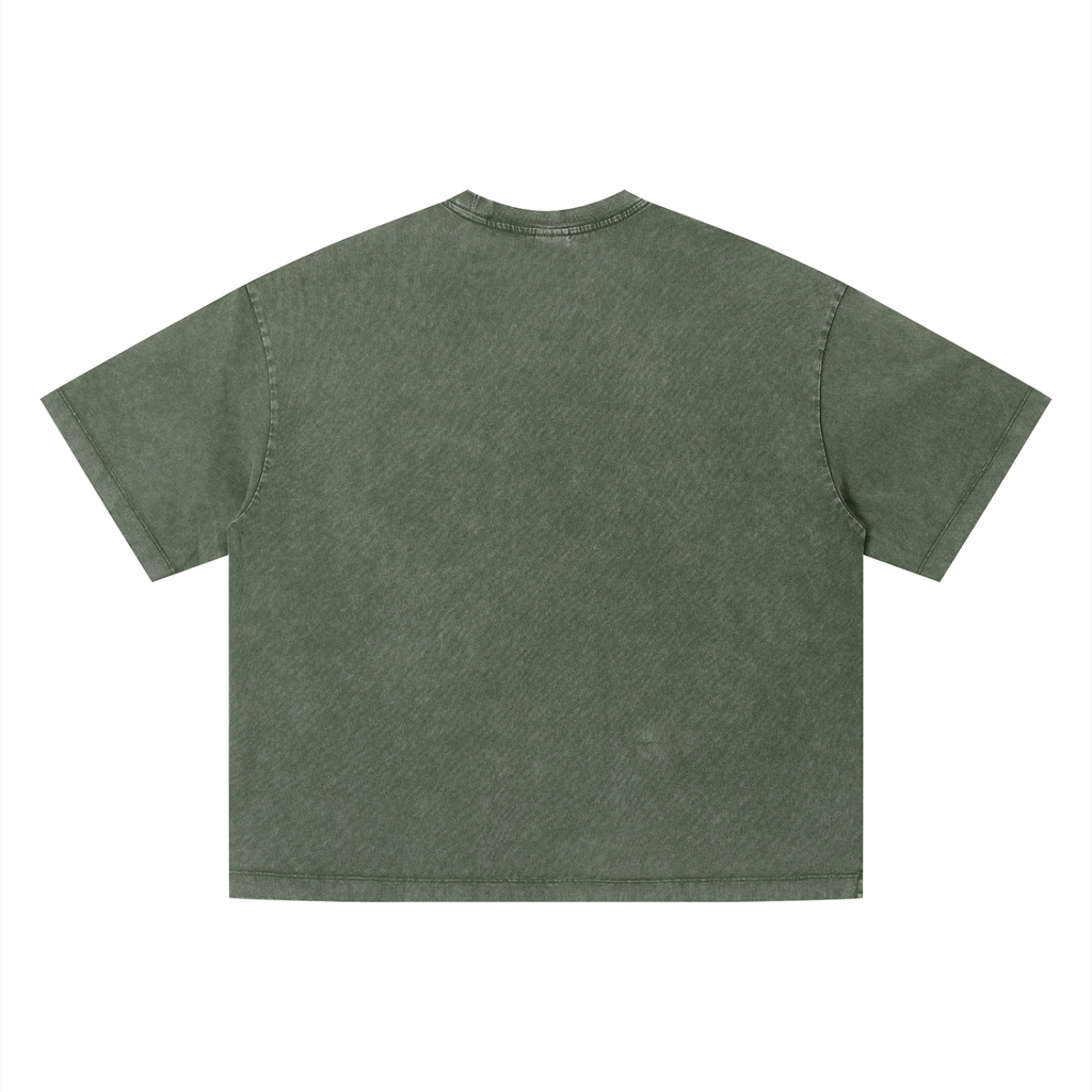 WTF Bear? Unisex Vintage Wash Boxy T-Shirt