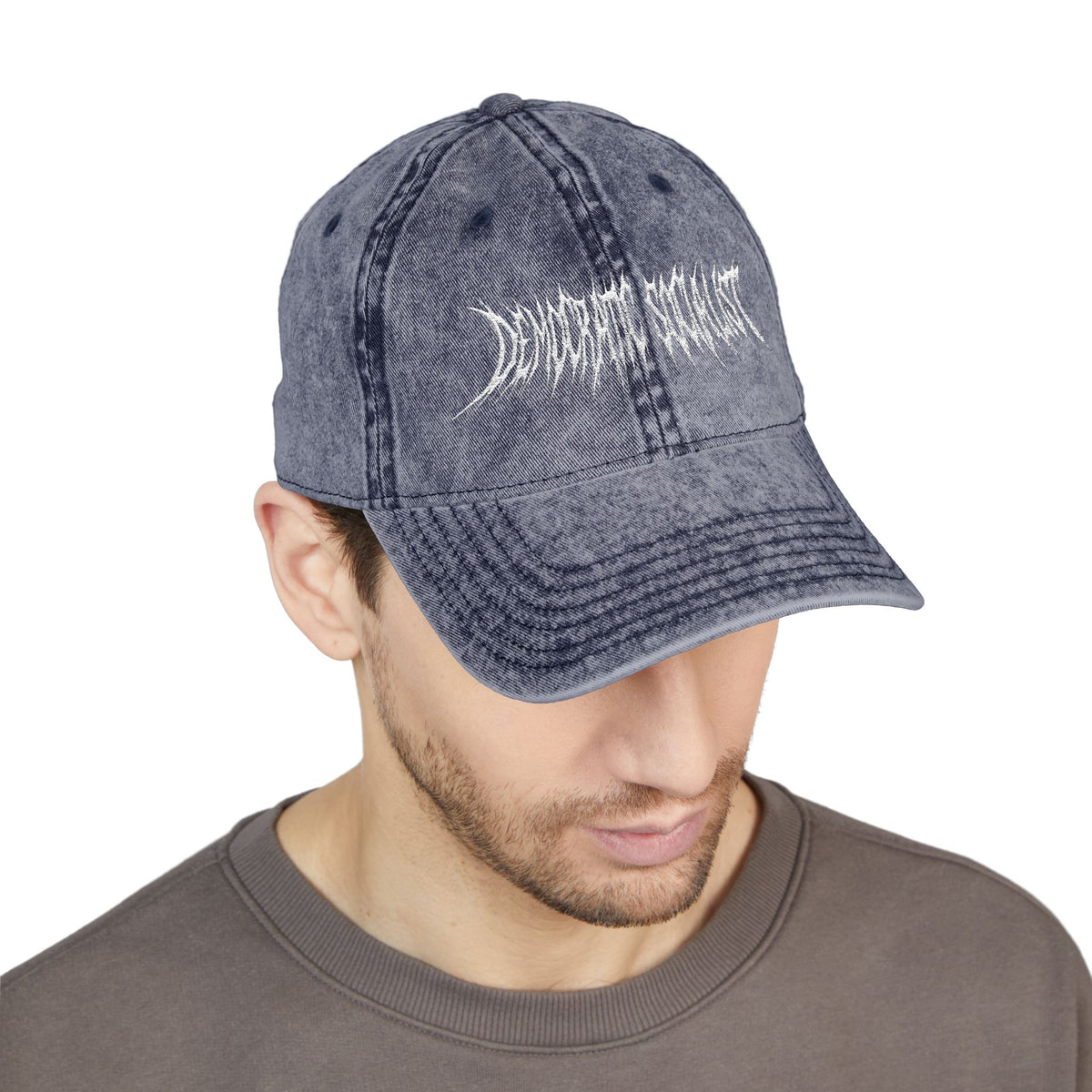 Democratic Socialist Metal - Vintage Embroidered Cap