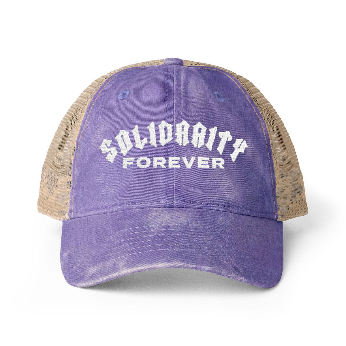 Solidarity Forever Women's Washed Mesh-Back Cap