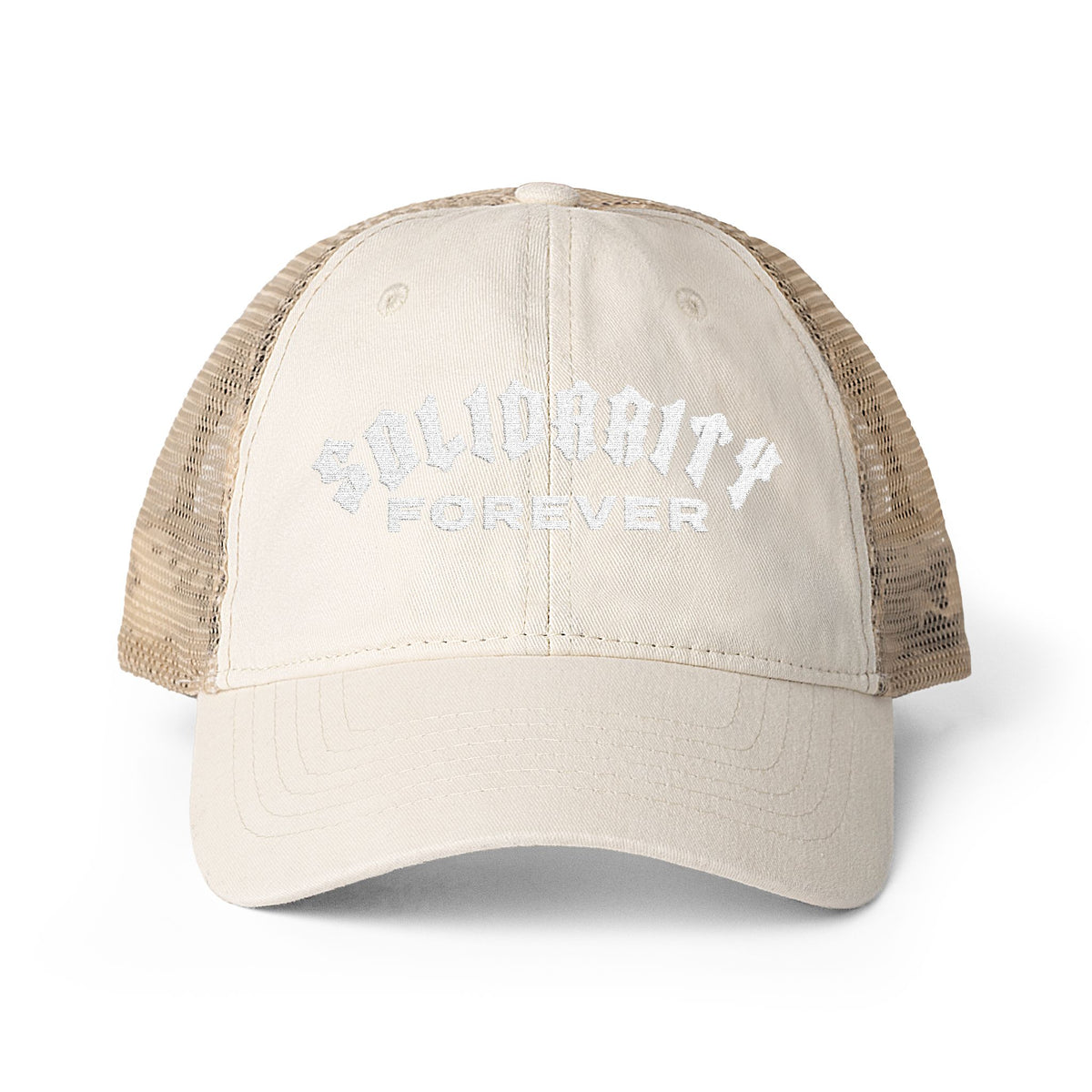 Solidarity Forever Women's Washed Mesh-Back Cap