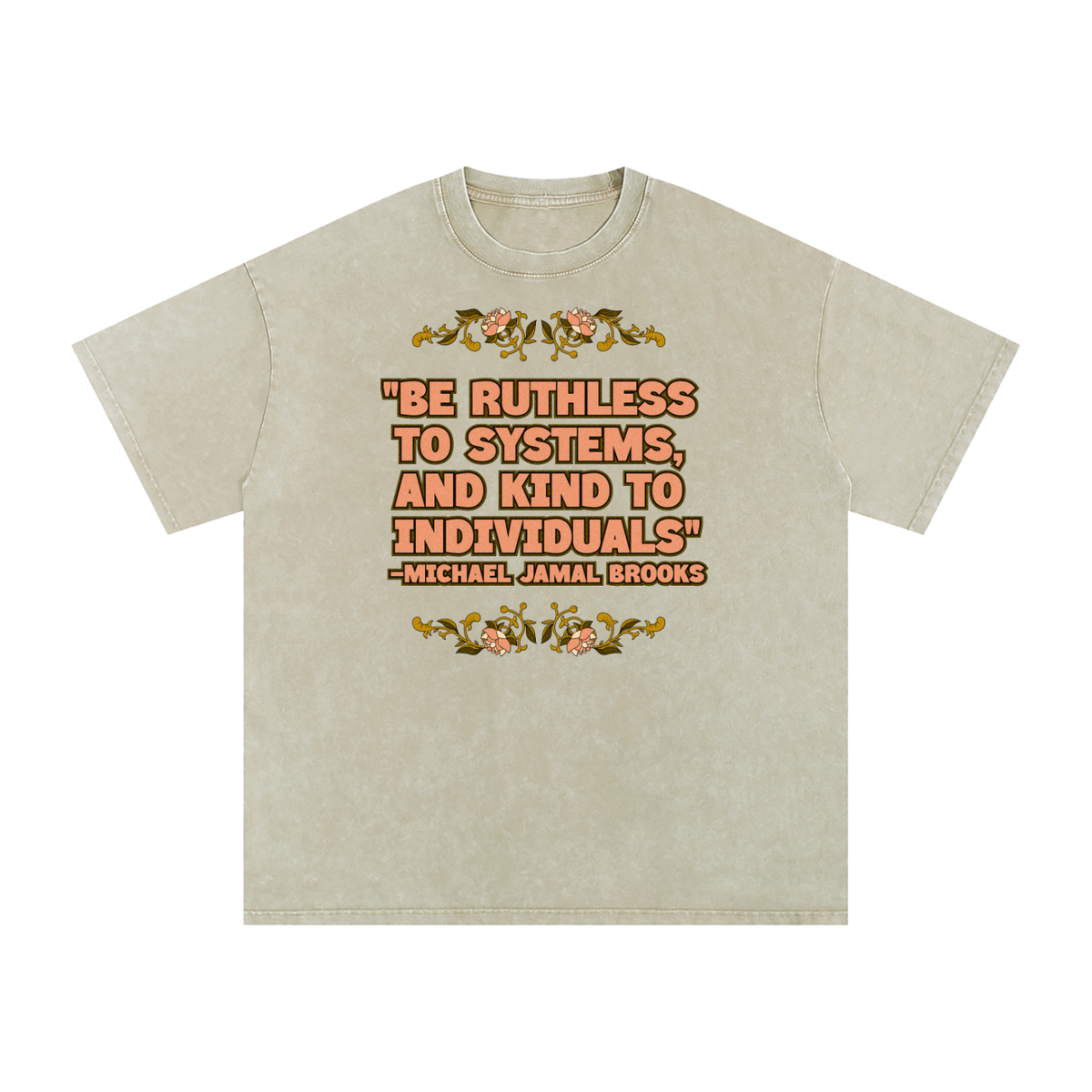 Ruthless to Systems Unisex Regular Fit Crewneck T-Shirt