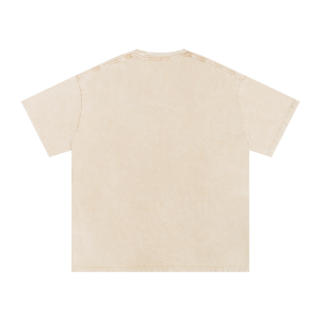 Money For Wars  Snow Washed Oversized Cotton T-Shirt