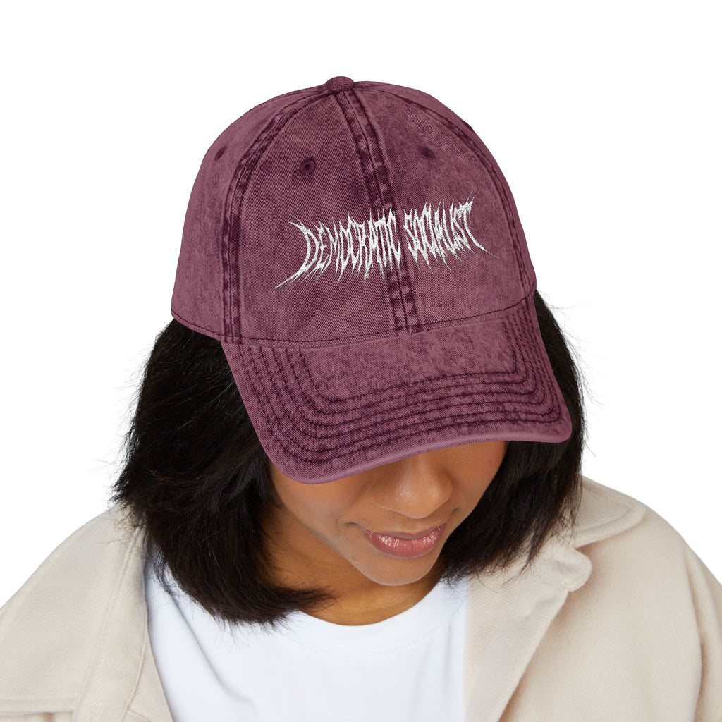 Democratic Socialist Metal - Vintage Embroidered Cap