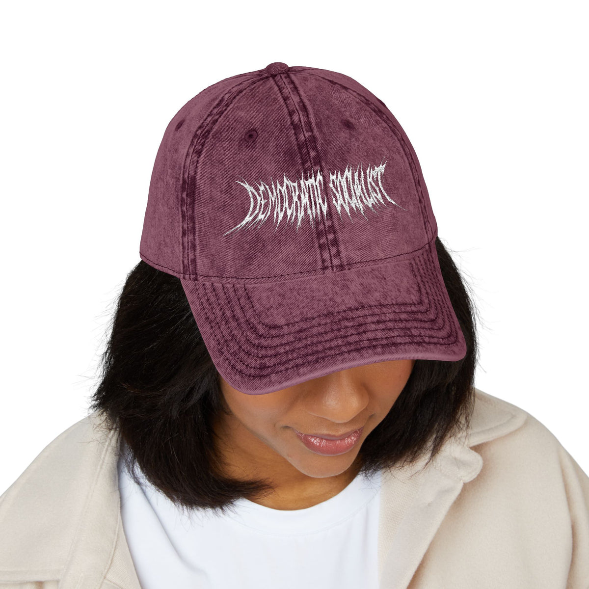 Democratic Socialist Metal - Vintage Embroidered Cap