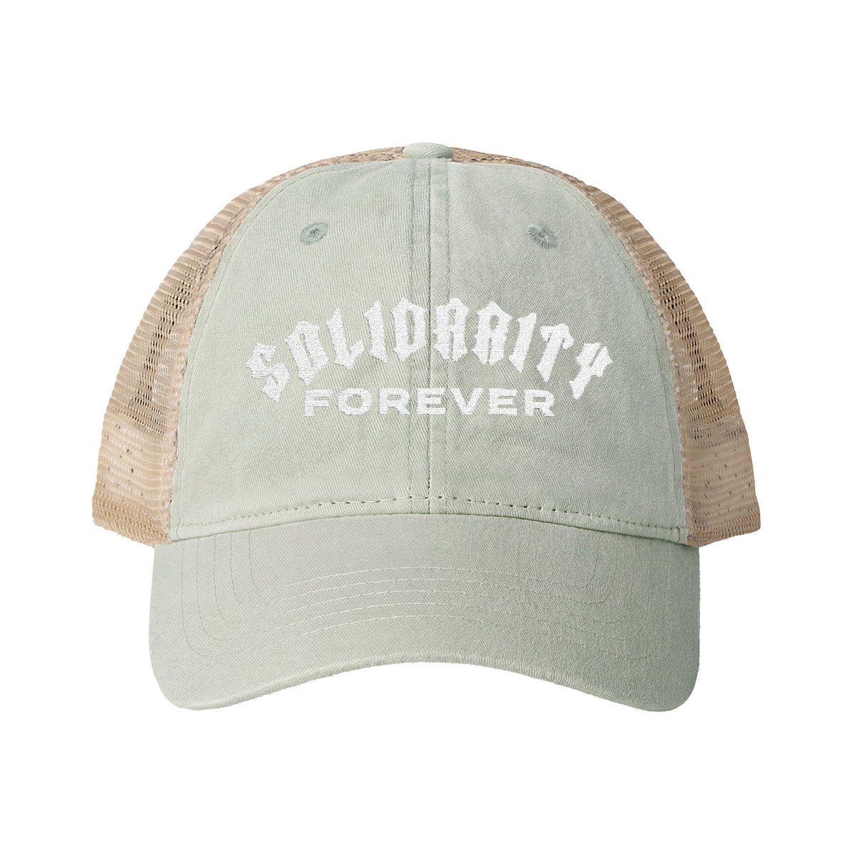 Solidarity Forever Women's Washed Mesh-Back Cap