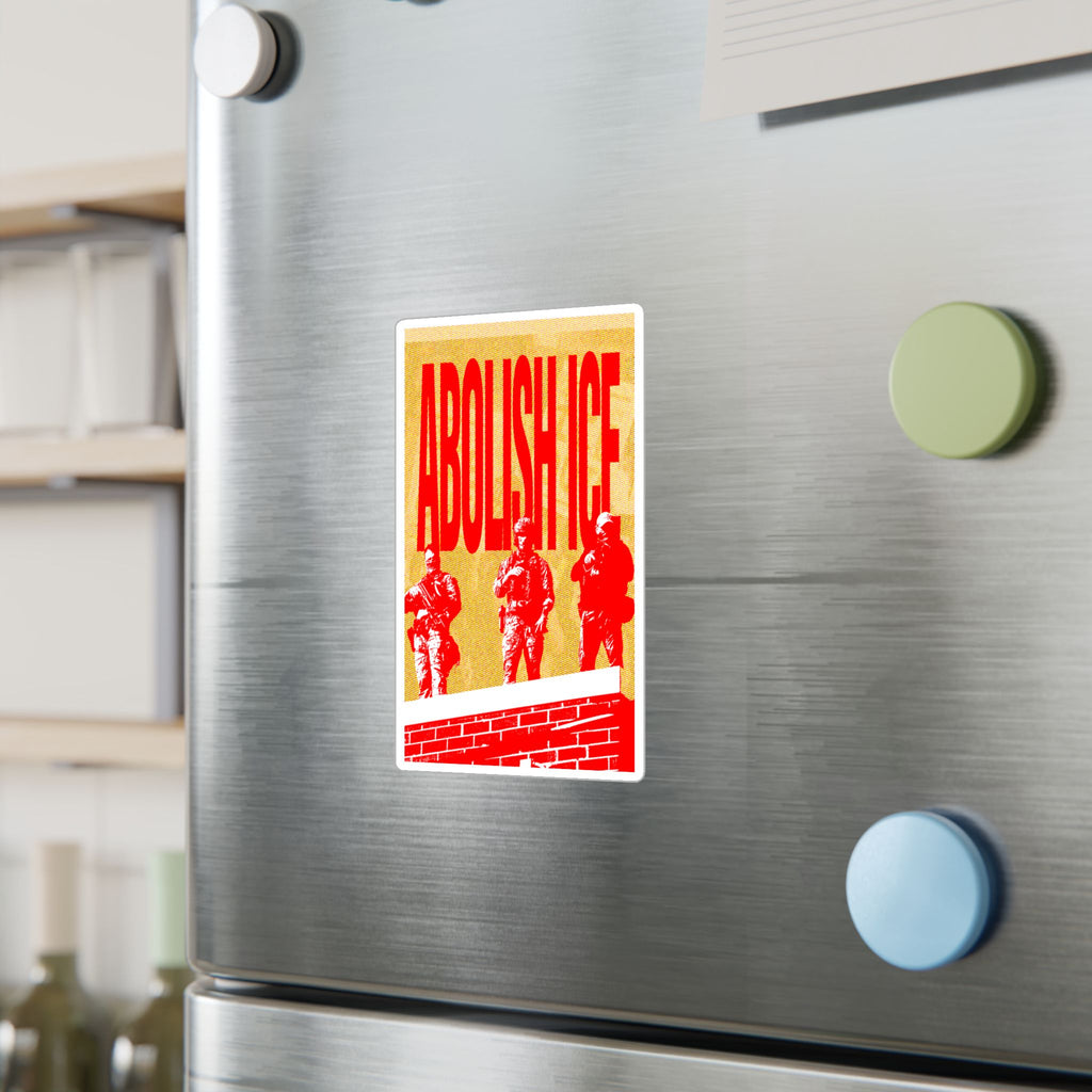 Abolish ICE Protest Kiss-Cut Vinyl Decal