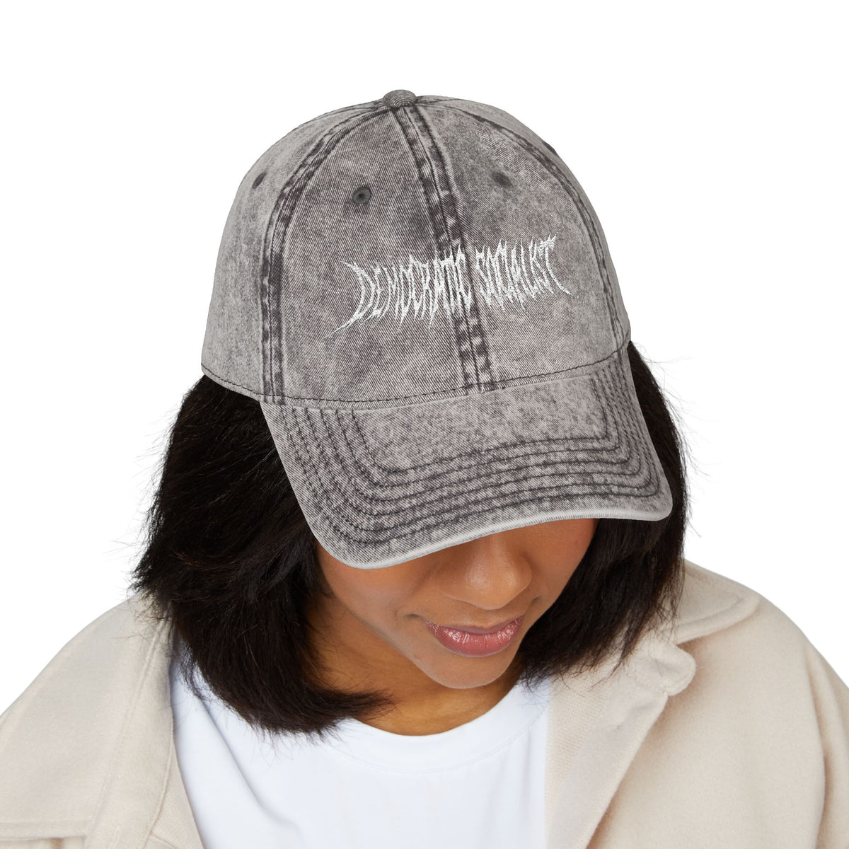 Democratic Socialist Metal - Vintage Embroidered Cap