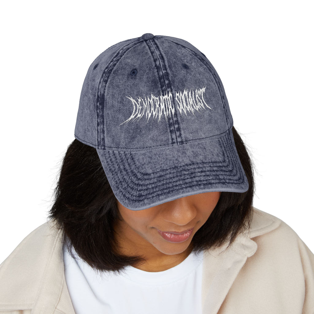 Democratic Socialist Metal - Vintage Embroidered Cap