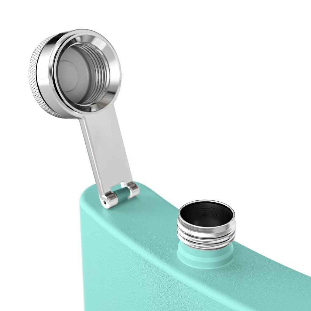 6oz Stainless Steel Flask — 'For When He Dies'
