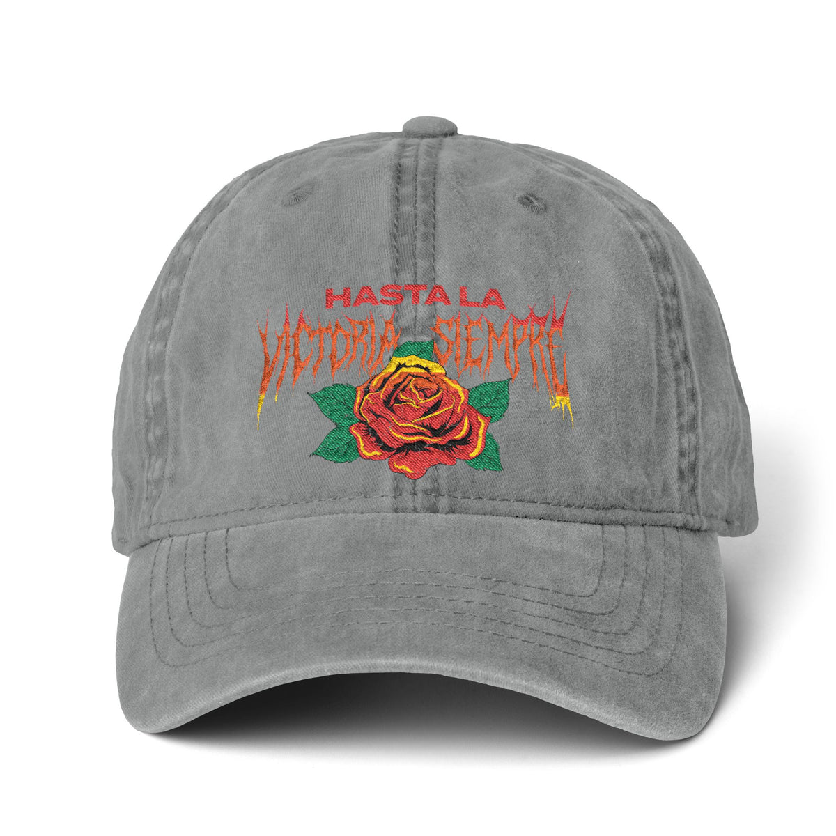 Hasta La Victoria Siempre Women's Pigment-Dyed Cap with Fashion Undervisor (Embroidery)