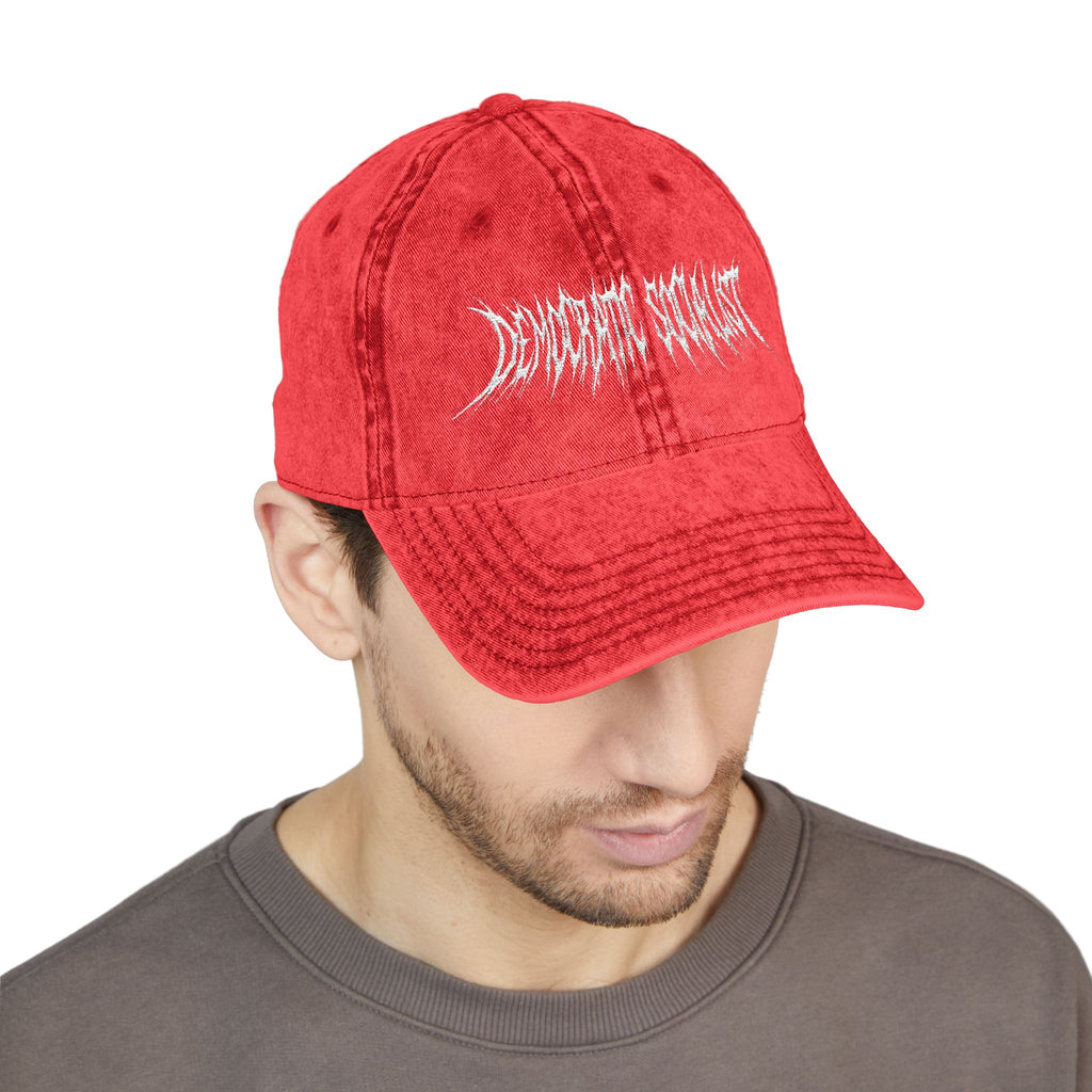 Democratic Socialist Metal - Vintage Embroidered Cap