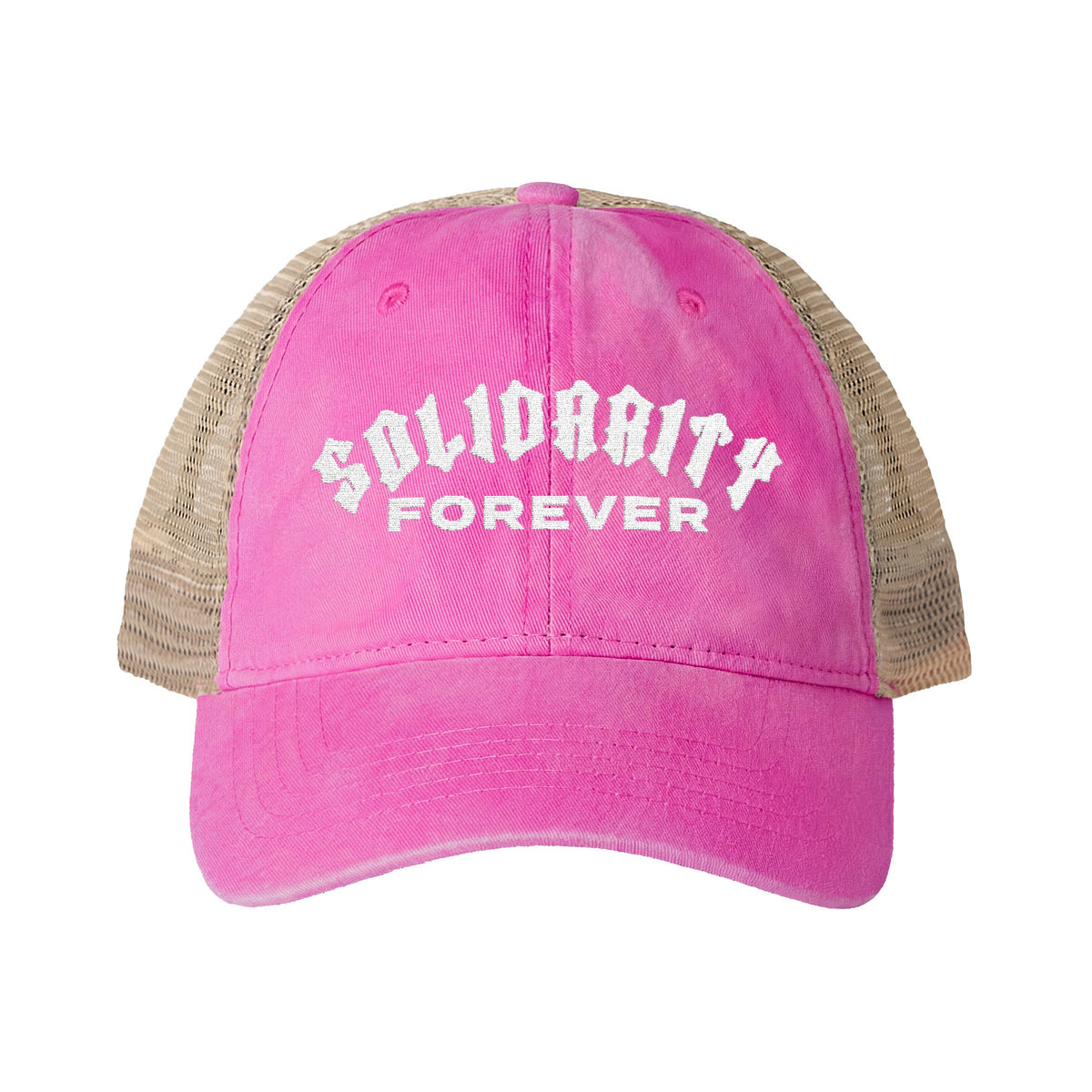 Solidarity Forever Women's Washed Mesh-Back Cap