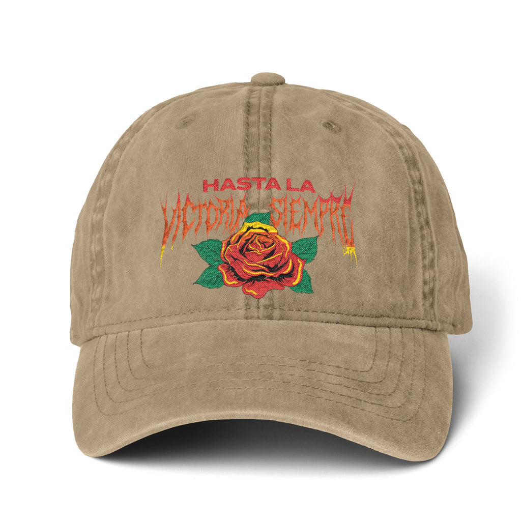 Hasta La Victoria Siempre Women's Pigment-Dyed Cap with Fashion Undervisor (Embroidery)