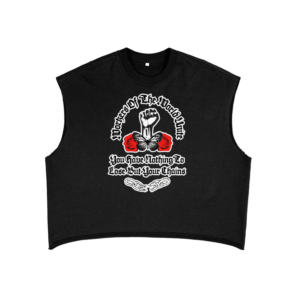 Workers of the World Unite - French Terry Boxy Tank Top