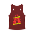 All Power to All the People Women’s Ruched Tank Top