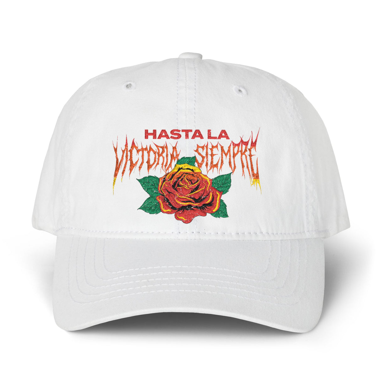 Hasta La Victoria Siempre Women's Pigment-Dyed Cap with Fashion Undervisor (Embroidery)