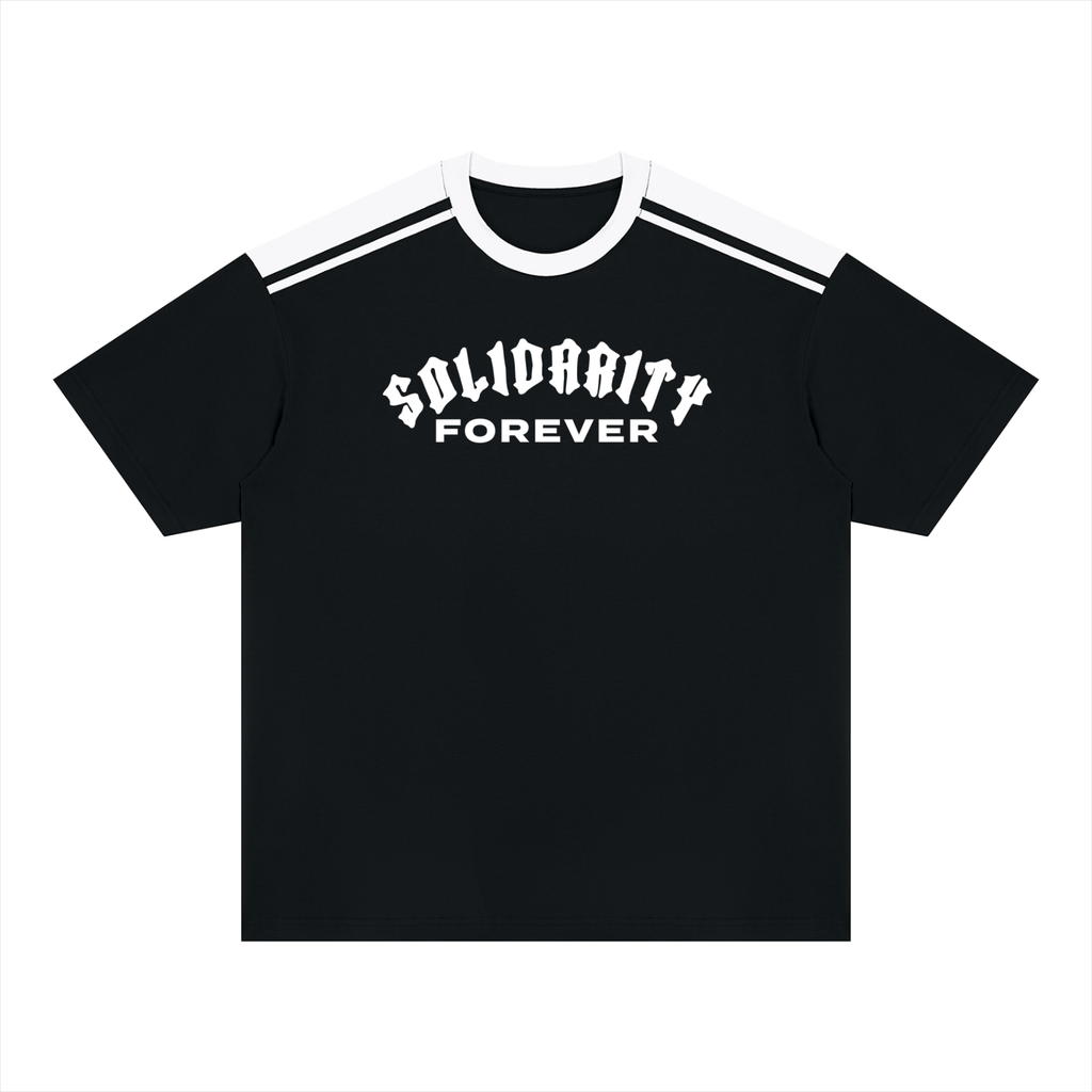 Solidarity Forever Unisex Color Block Loose T-Shirt