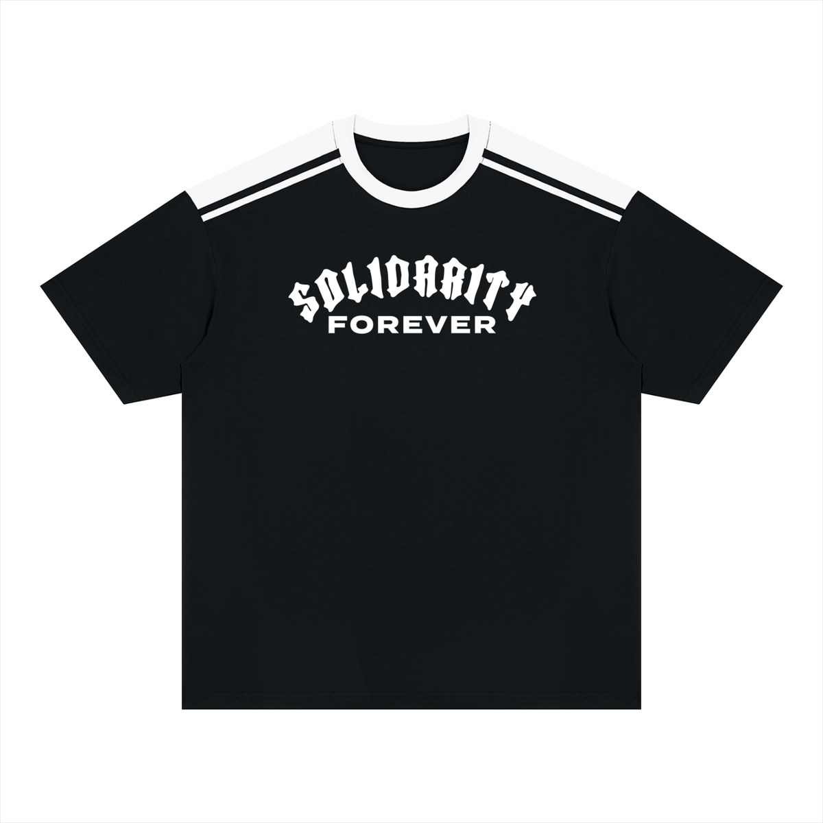 Solidarity Forever Unisex Color Block Loose T-Shirt