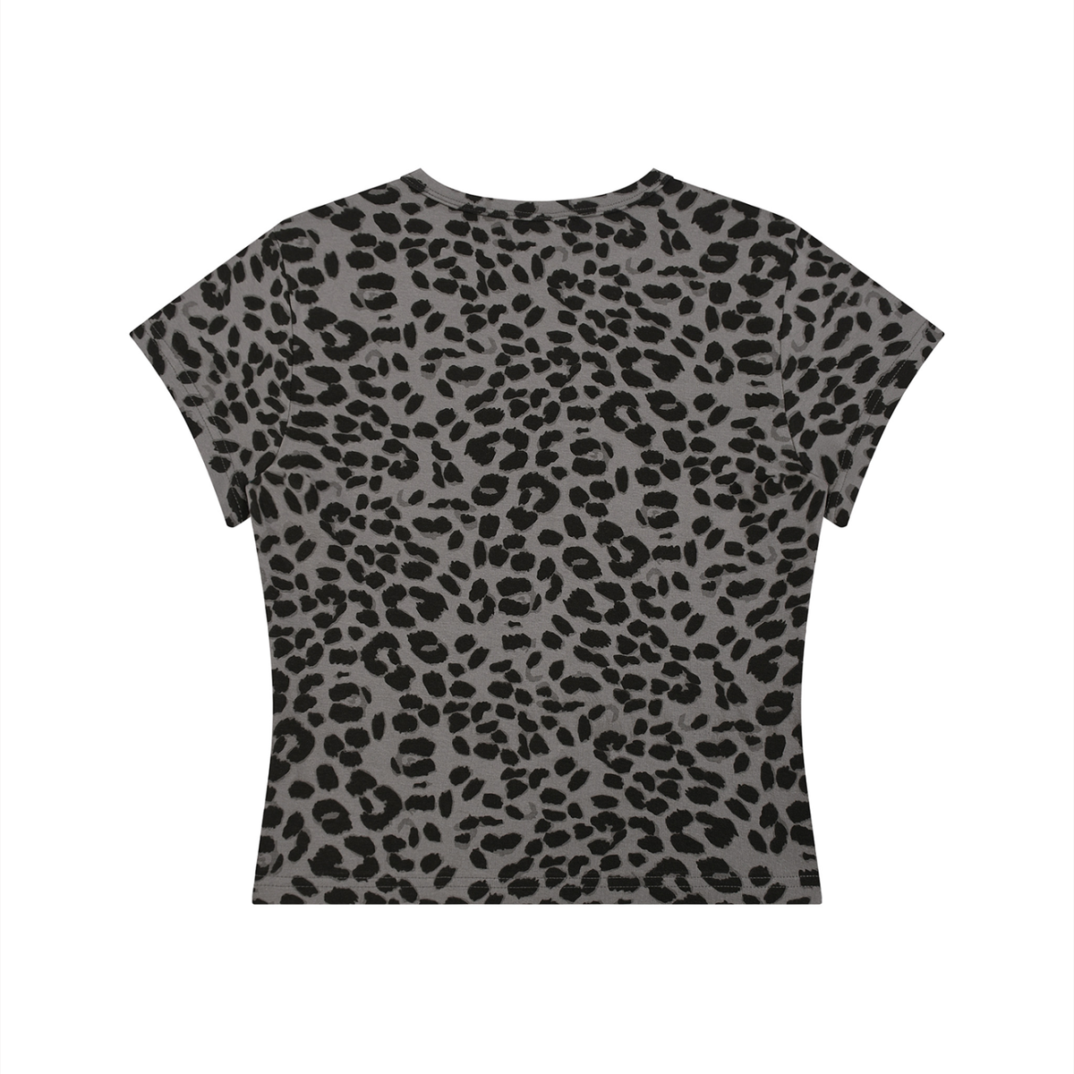 Solidarity Forever Socialist Leopard Print Crop T-Shirt
