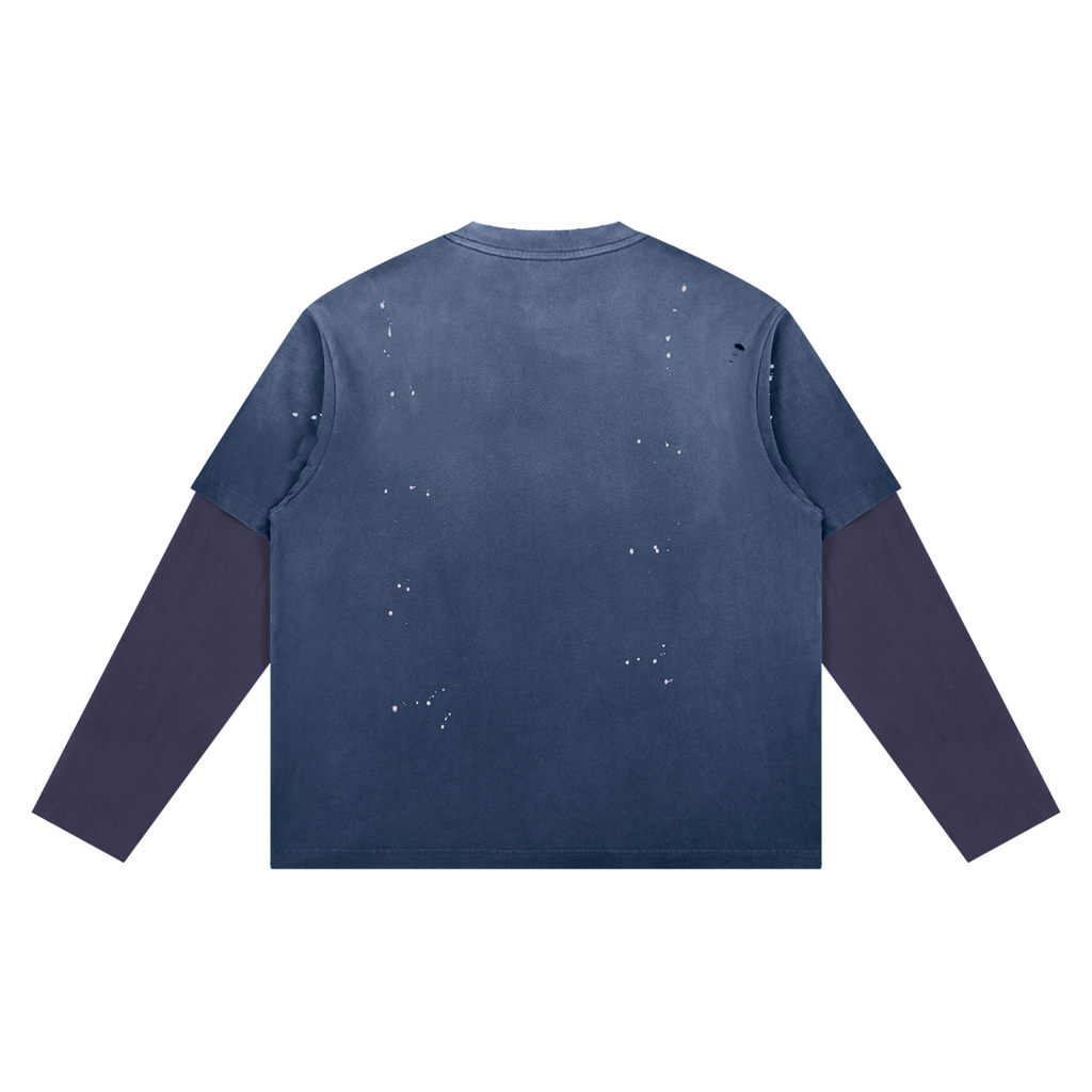 Free Palestine Unisex Vintage Wash Distressed Layer T-Shirt