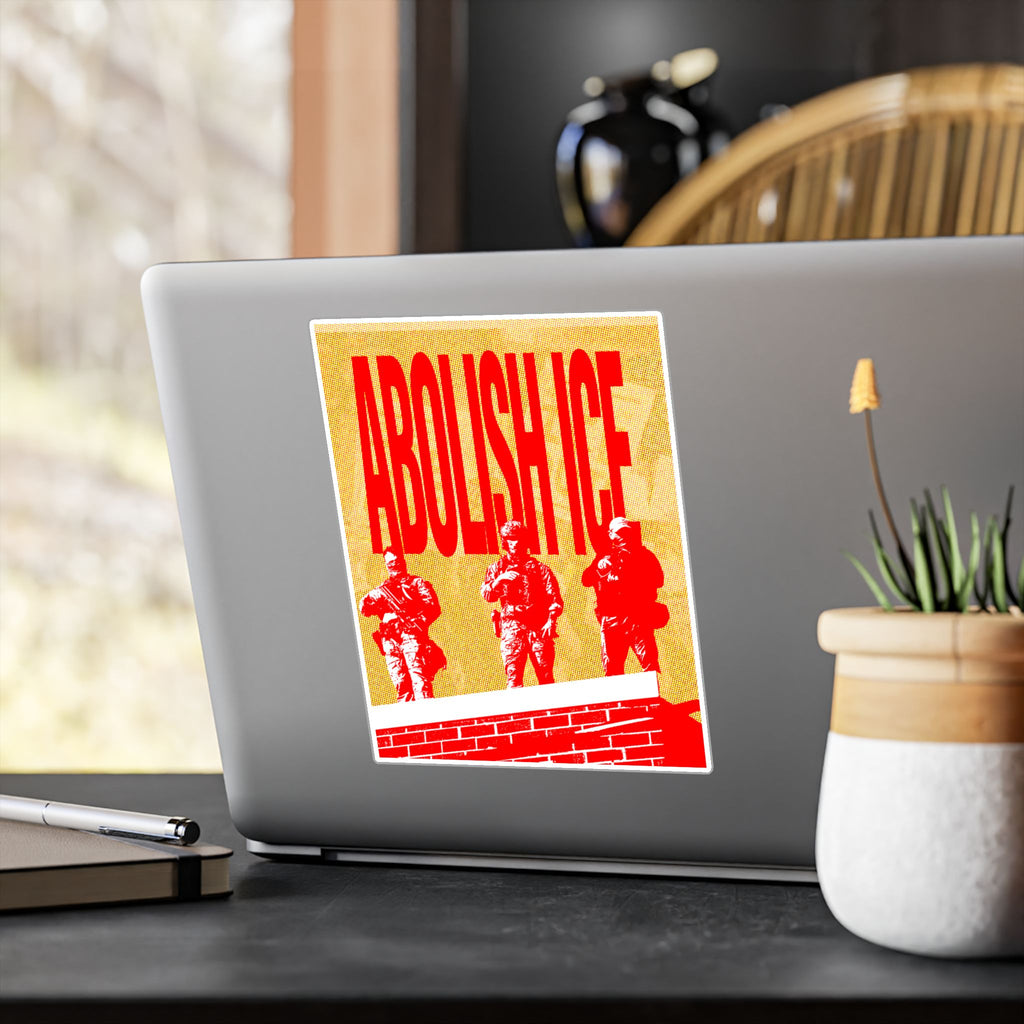 Abolish ICE Protest Kiss-Cut Vinyl Decal