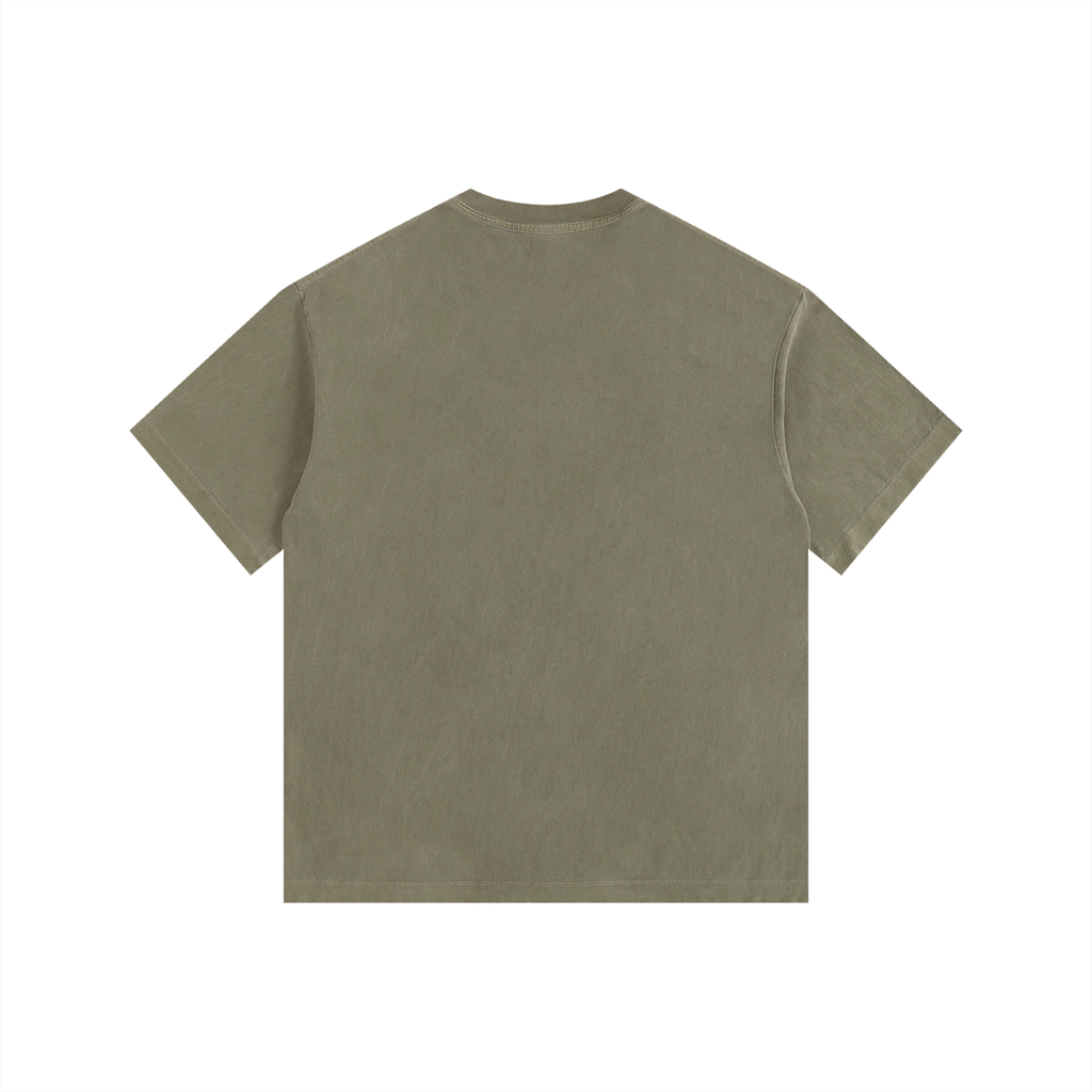 Silly Geese Vintage Washed Oversized Cotton T-Shirt